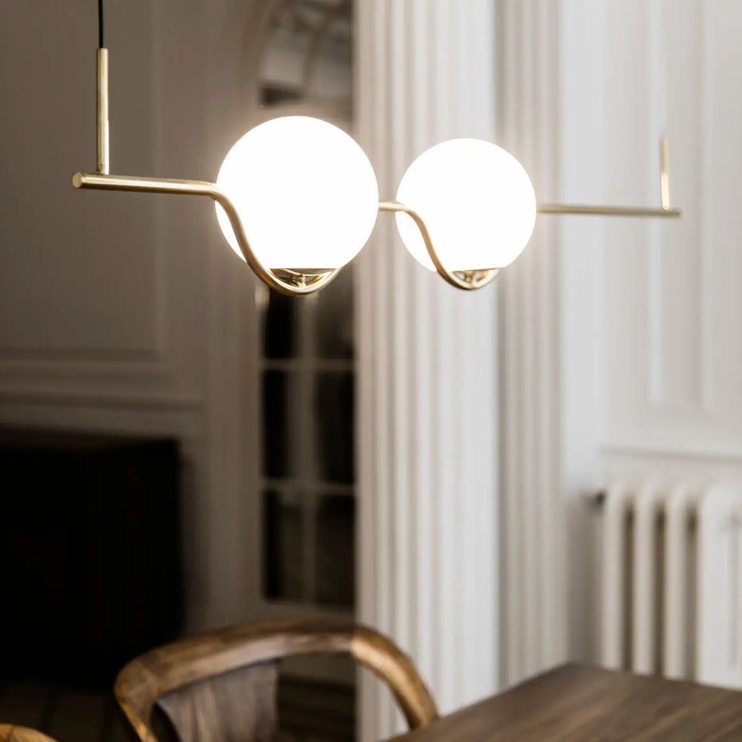 Suspension Le Vita or brillant en situation