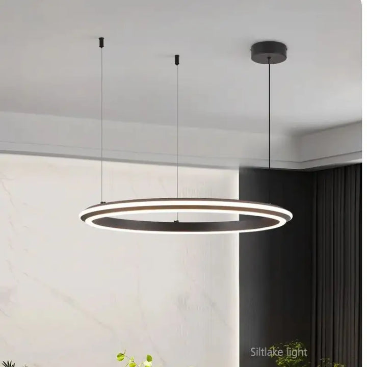 Suspension led design rond style moderne élégant