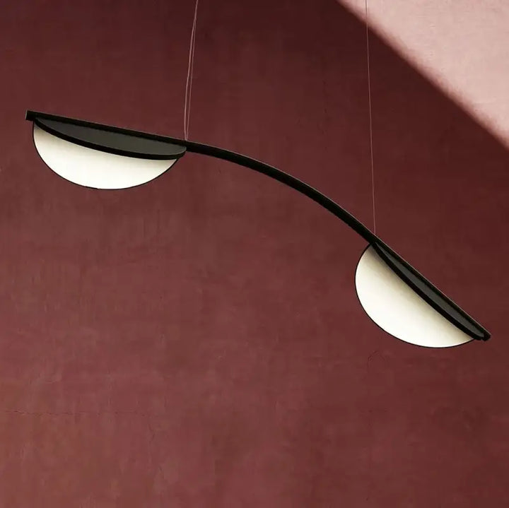 Suspension led design sculptural minimaliste moderne
