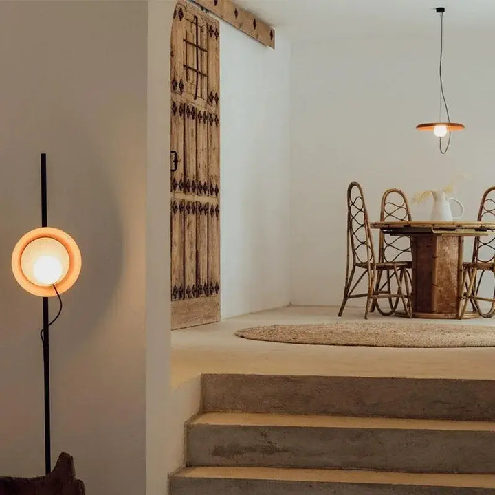 Suspension led avec design unique et éclairage doux élégante