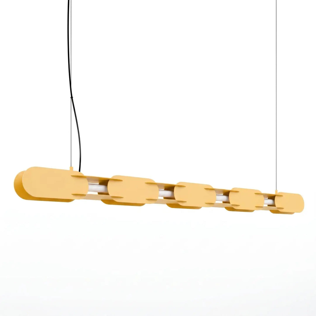 Suspension CHAIN jaune vue d'ensemble