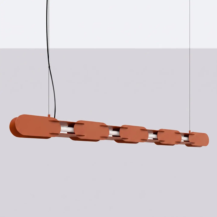 Suspension CHAIN ocre rouge éteinte, suspendue