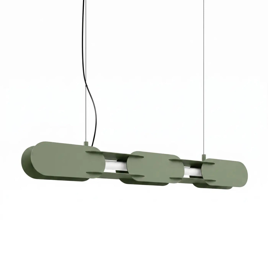Suspension CHAIN vert olive vue d'ensemble