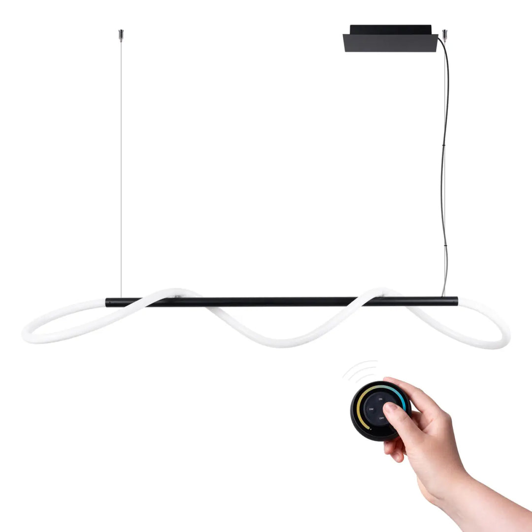 Suspension GALAKSE noir vue d'ensemble
