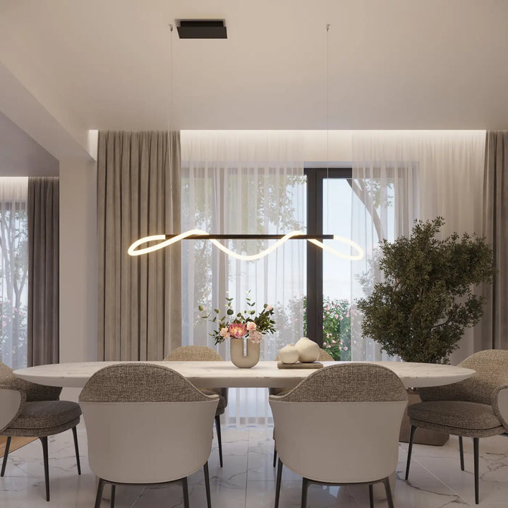 Suspension GALAKSE noir dans un intérieur, autre vue