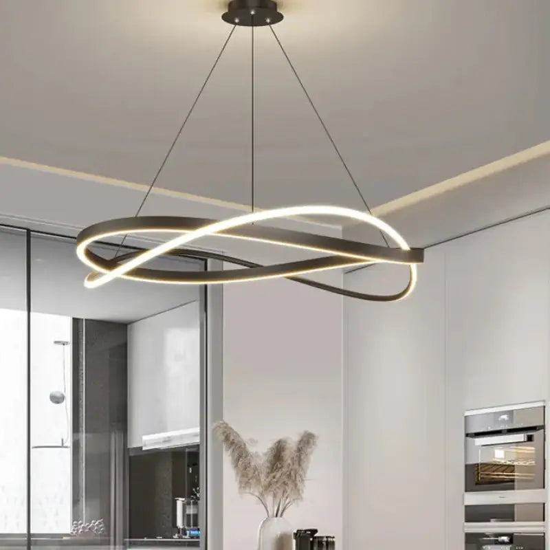 Suspension LED Sculpturale Pour Salon Ou Salle À Manger