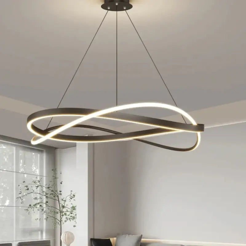 Suspension LED Sculpturale Pour Salon Ou Salle À Manger