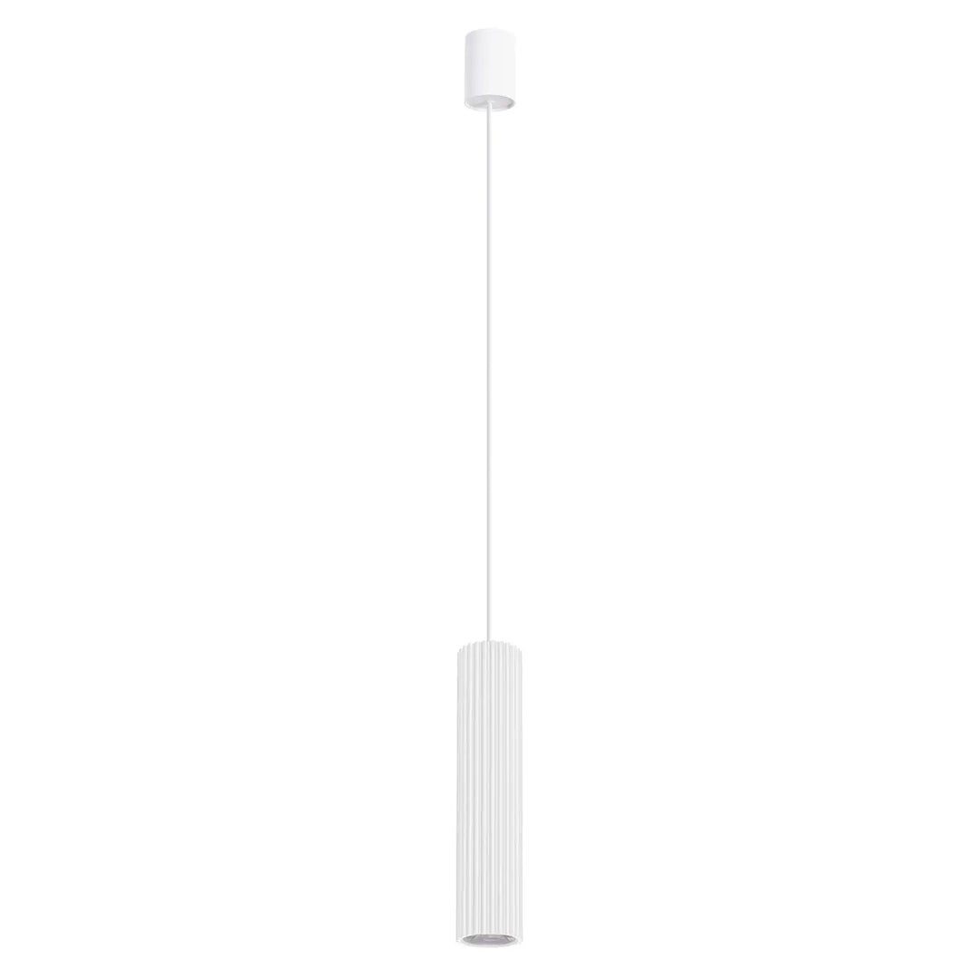 Suspension cannelée IVAR blanc vue d'ensemble