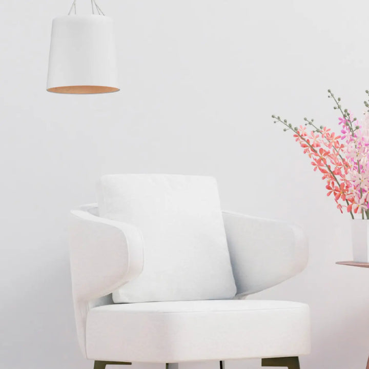Suspension Tree blanche de Faro Barcelona en situation