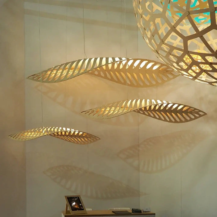 Suspension Luminaire Au Design Futuriste Style Naturel