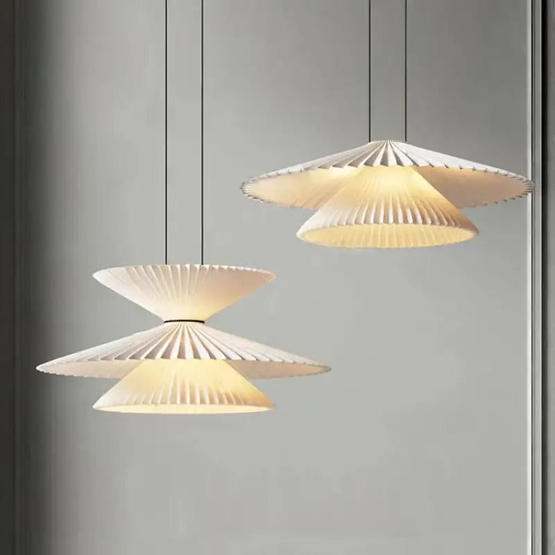 Suspension Luminaire En Papier Style Sculptural À Effet Artistique