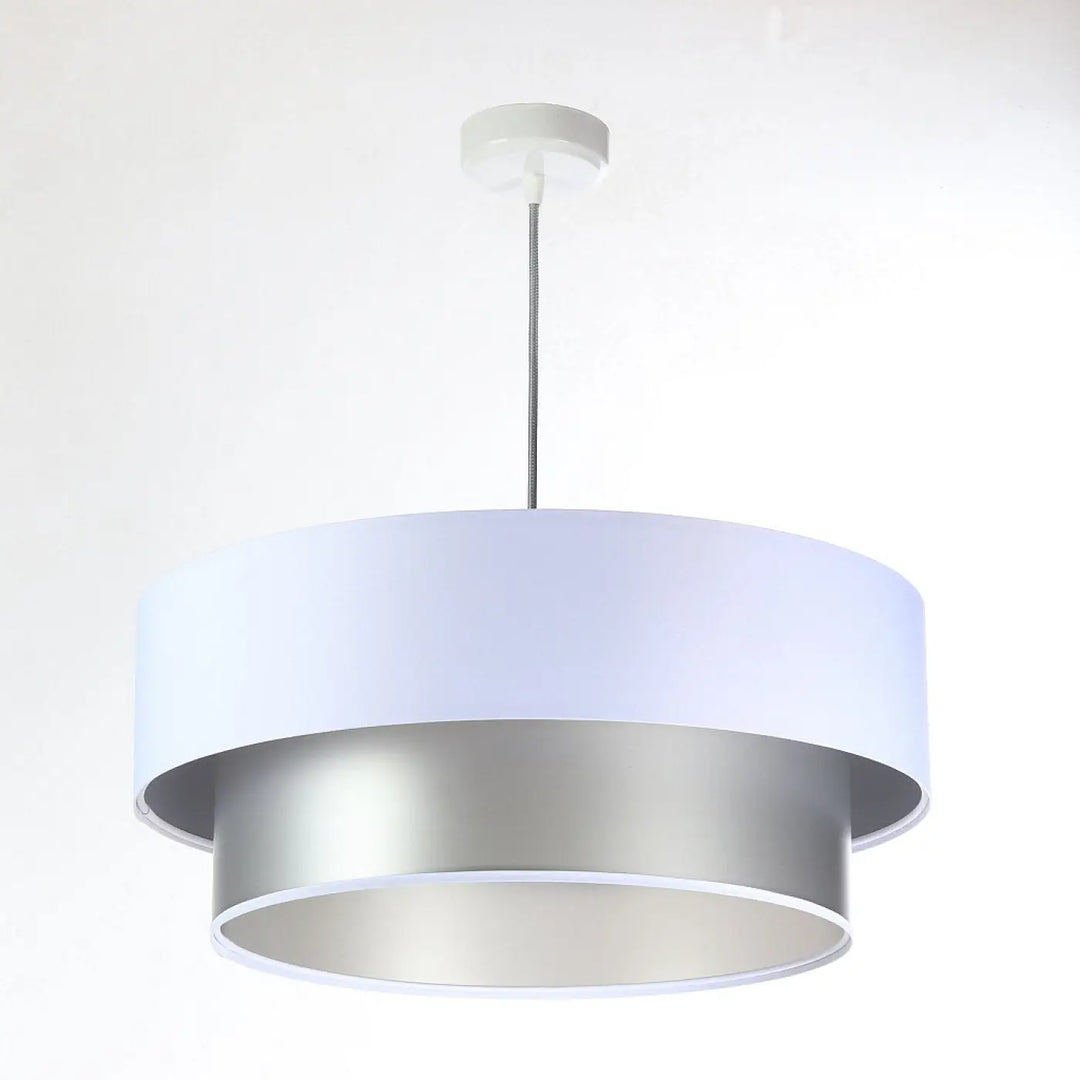 Suspension Luminaire | Duo (Blanc/Argent)