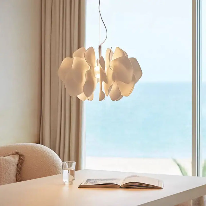 Suspension Luminaire Blanche En Céramique Design