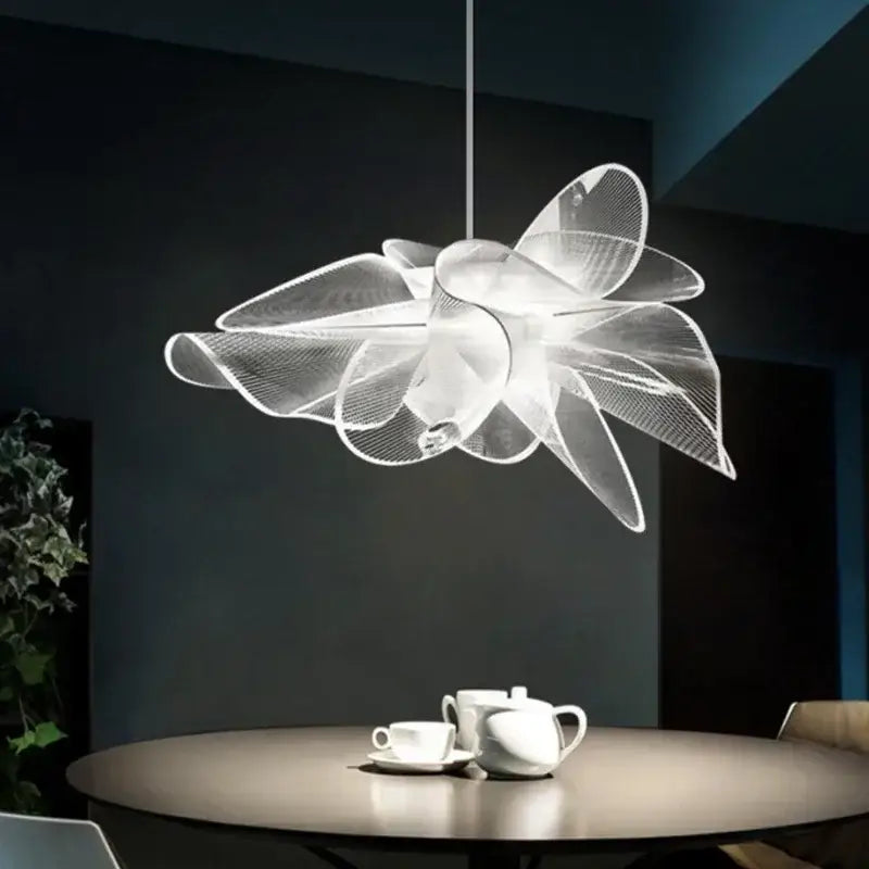 Suspension Luminaire Blanche Design Haut De Gamme Métal Blanc