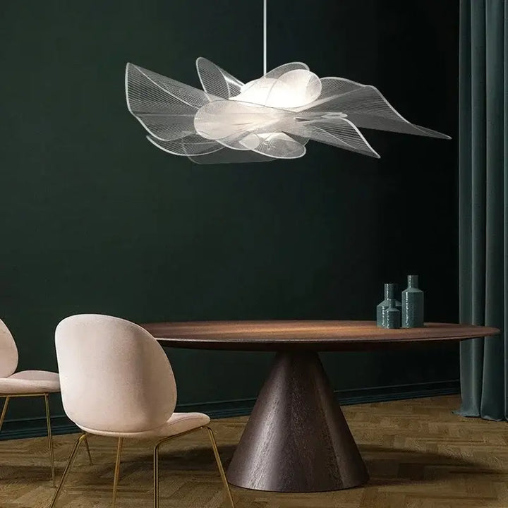 Suspension Luminaire Blanche Design Haut De Gamme Métal Blanc