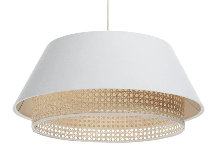 Pendant lamp Sensei Rattan – White