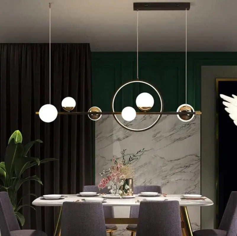 Suspension Luminaire Boule Métal