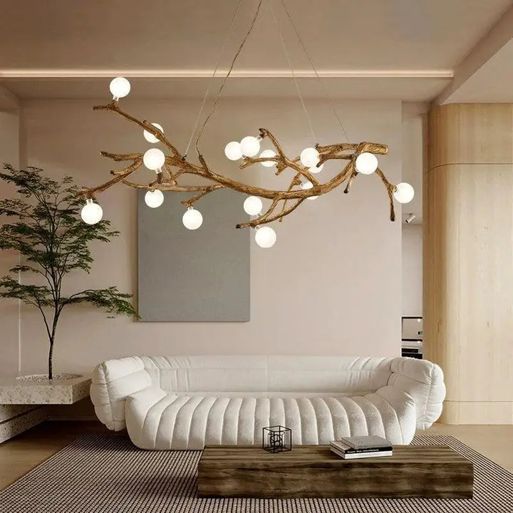 Suspension Luminaire Branche d’Arbre Design Naturel