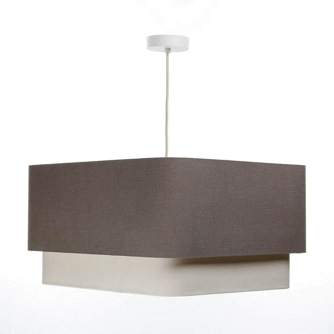 Suspension Luminaire | KWADRO DUO (Marron)