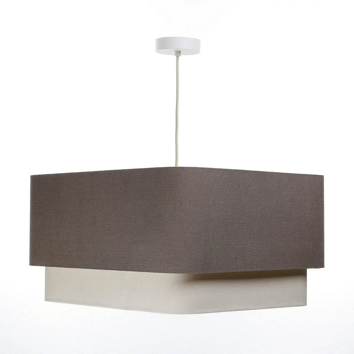 Suspension Luminaire | KWADRO DUO (Marron)