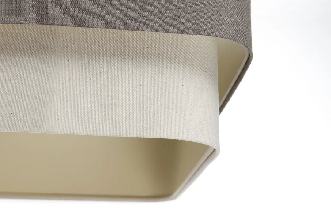 Suspension Luminaire | KWADRO DUO (Marron)
