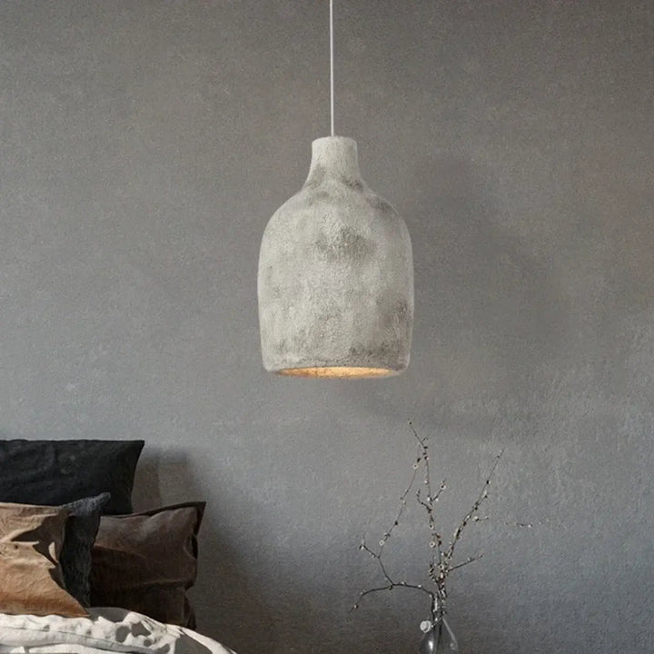 Suspension luminaire chic en résine forme organique moderne