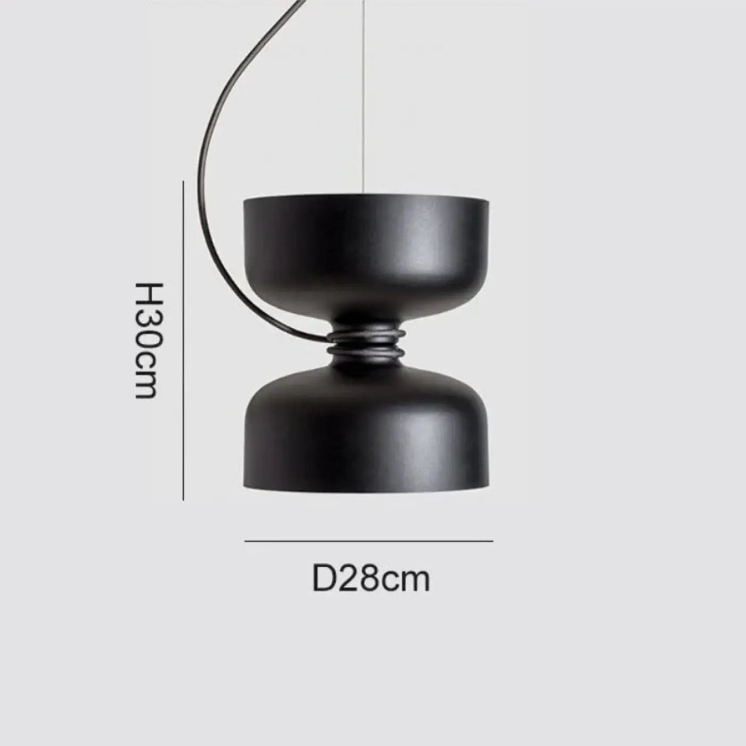 Suspension luminaire contemporaine blanche au style scandinave