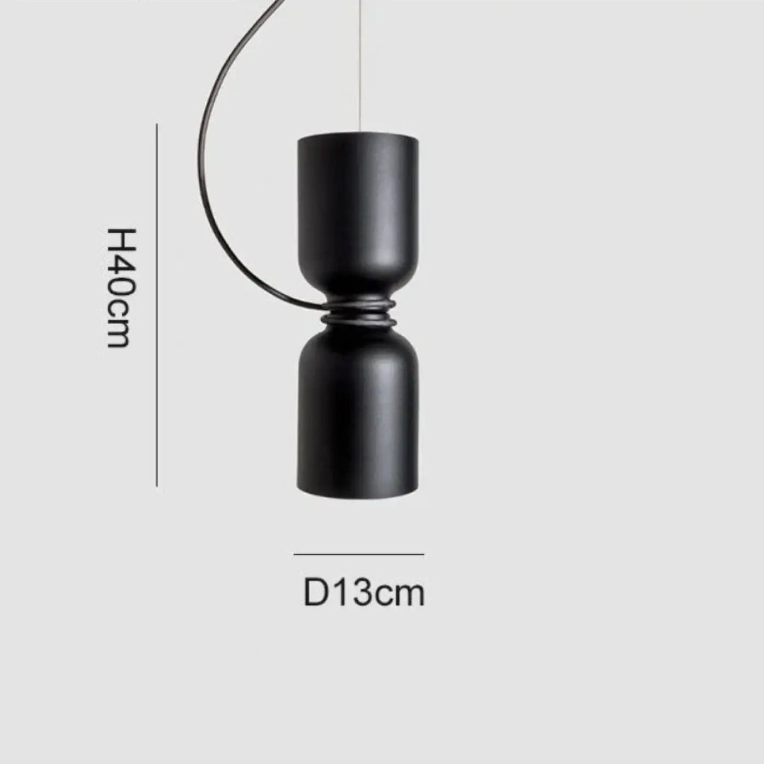 Suspension luminaire contemporaine blanche au style scandinave