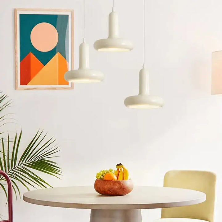 Suspension luminaire couleur vintage esprit scandinave