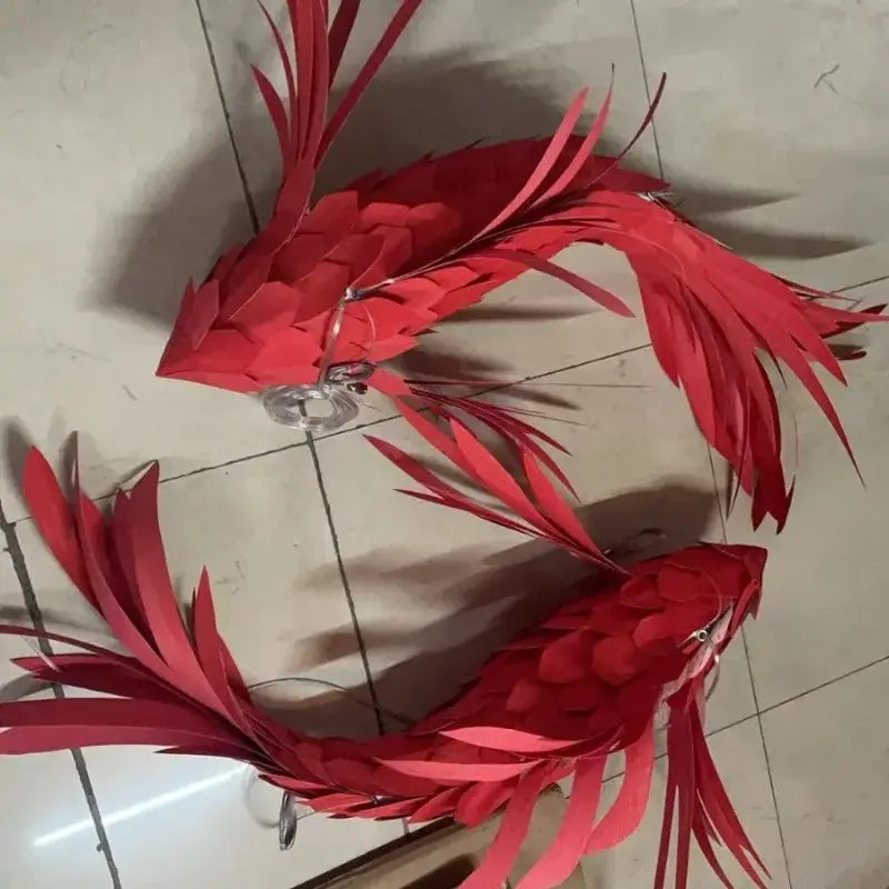 Suspension luminaire créative poissons rouge élégant