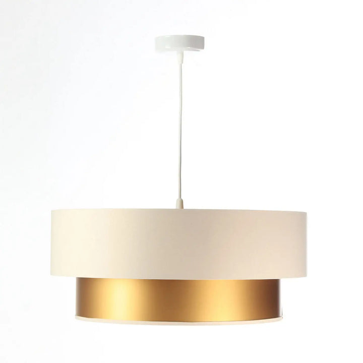 Suspension Luminaire | DUO (Creme/Doré)