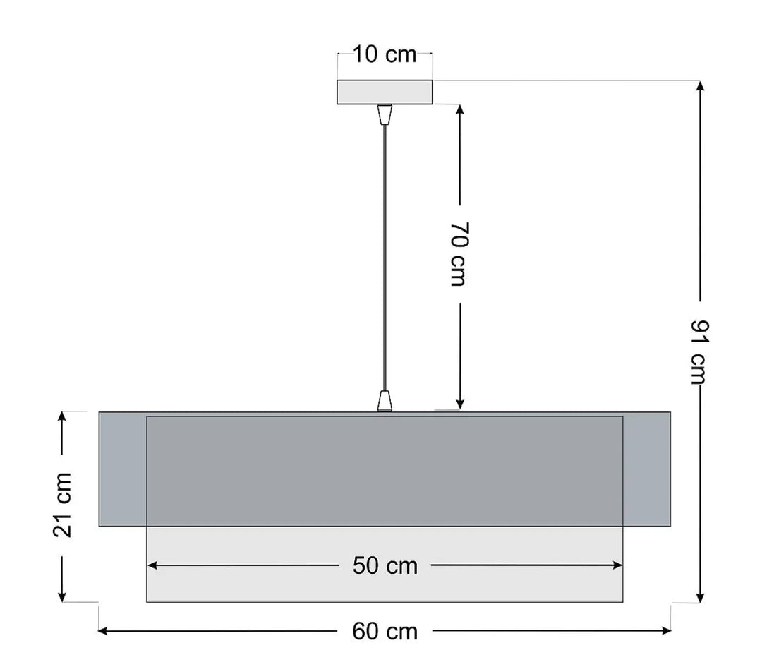Suspension Luminaire | DUO (Creme/Doré)