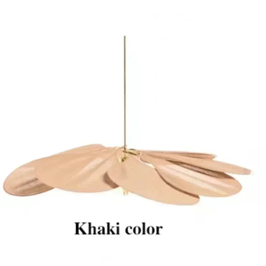 Suspension luminaire design aérienne en pétales au style moderne
