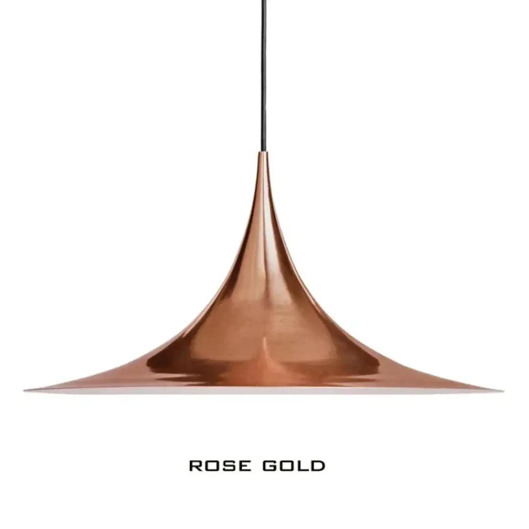 Suspension luminaire design en forme conique moderne et élégante
