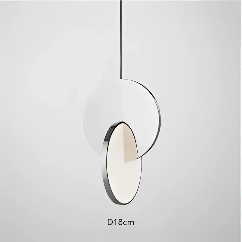 Suspension luminaire design géométrique en métal chic