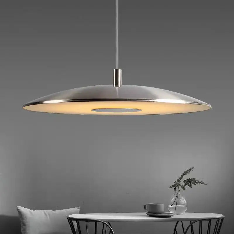 Suspension luminaire design plate ronde style moderne chic