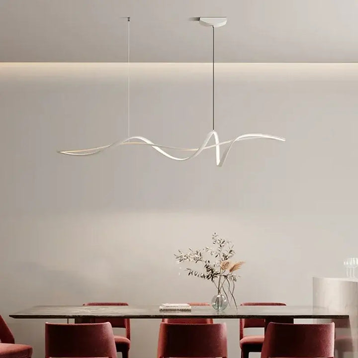 Suspension Luminaire Design Pour Salle À Manger Forme Sinusoïdale