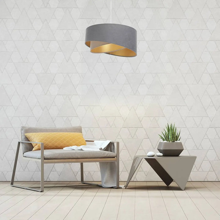 Suspension Luminaire | GALAXY AURIC (Gris/Beige)