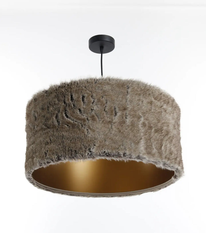 Suspension Luminaire | BEAR LIGHT (Beige/Marron/Cuivre)