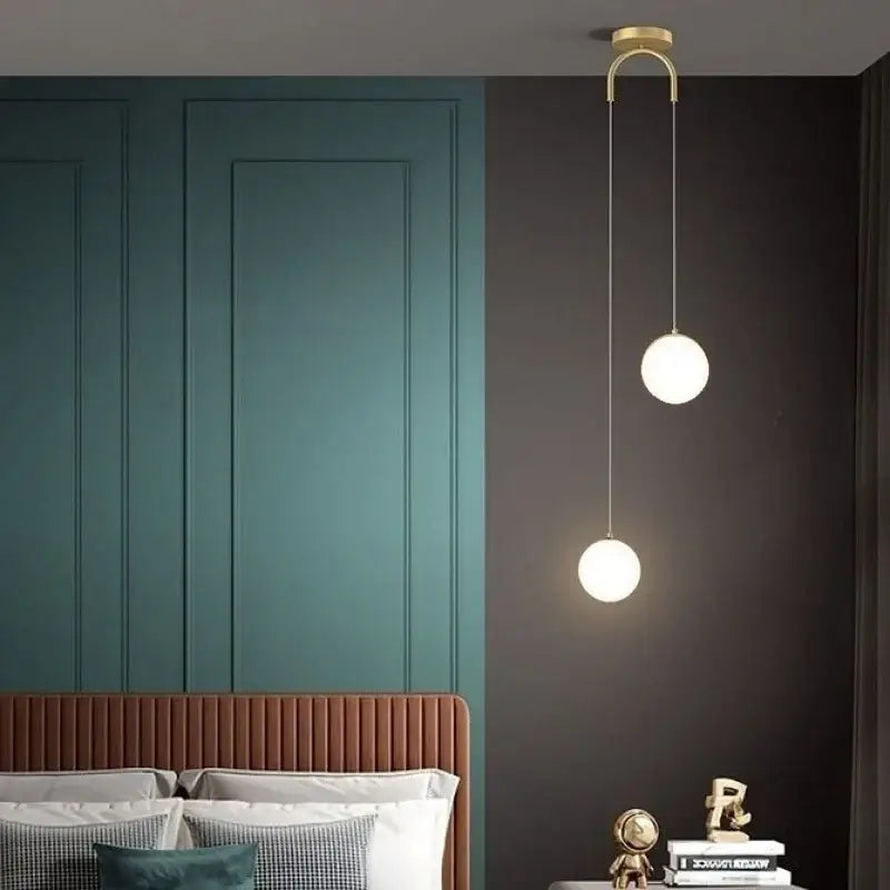 Suspension luminaire fine à LED pour cuisine moderne

