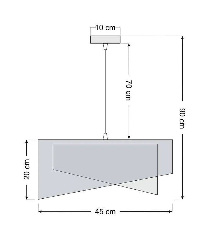 Suspension Luminaire | GALAXY AURIC (Gris)
