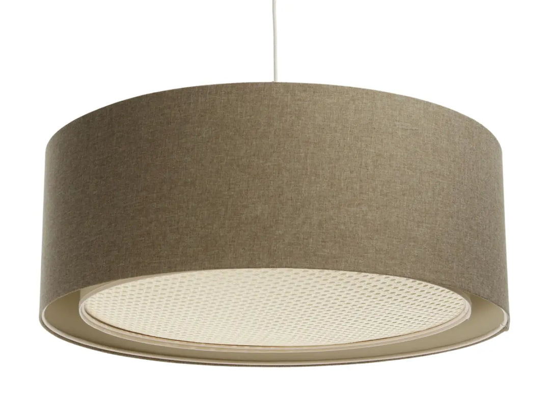 Pendant lamp Duo BOHO ELEGANT – Sand brown/Ecru/Creme