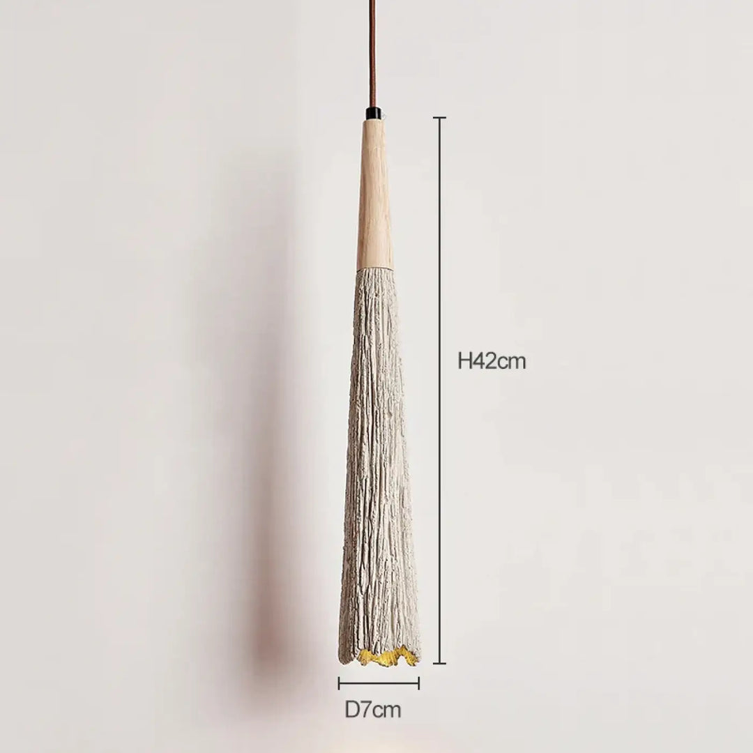 Suspension minimaliste métal et polymère design élégant