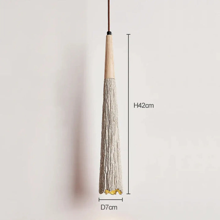 Suspension minimaliste métal et polymère design élégant