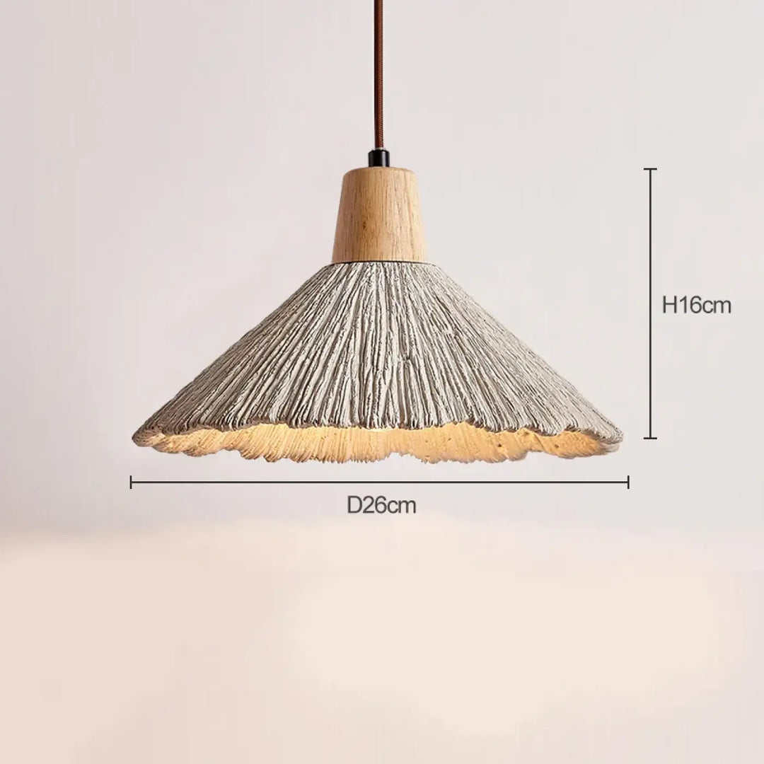 Suspension minimaliste métal et polymère design élégant