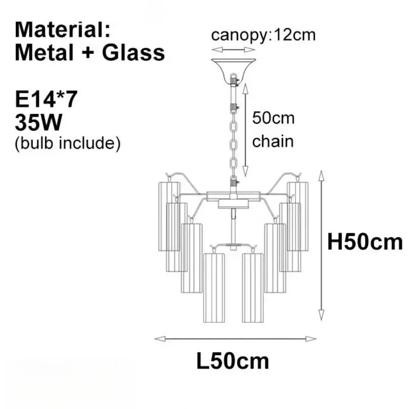 Suspension luminaire moderne avec abat-jour en verre