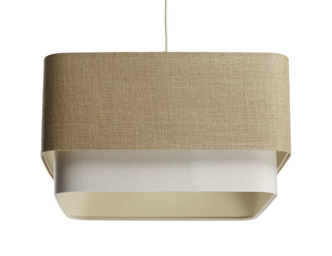 Suspension Luminaire | KWADRO DUO (Beige/Crème)