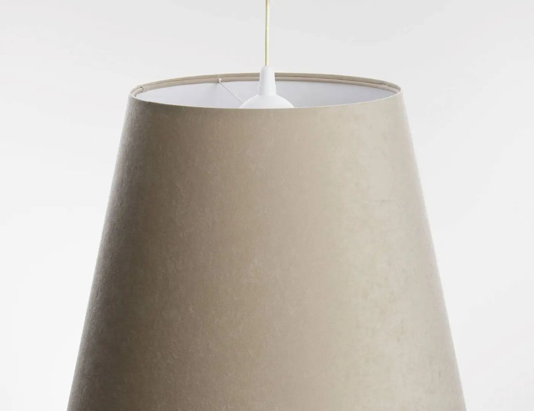 Suspension Luminaire | DOBLO (Beige/Blanc/Doré)