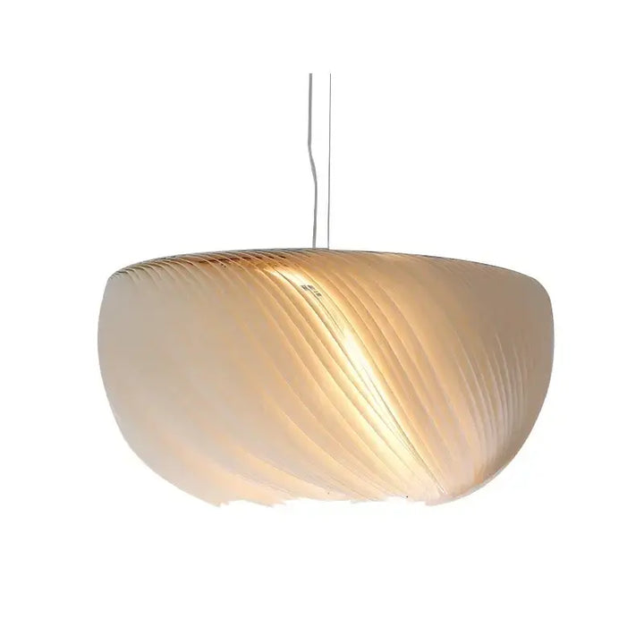 Suspension luminaire moderne en blanc sculpté

