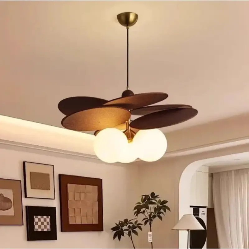 Suspension Luminaire Moderne Bois Et Métal Style Naturel